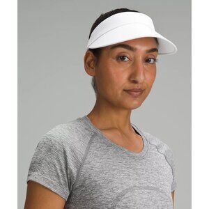 LULULEMON White Fast Paced Run Visor NEW NWT